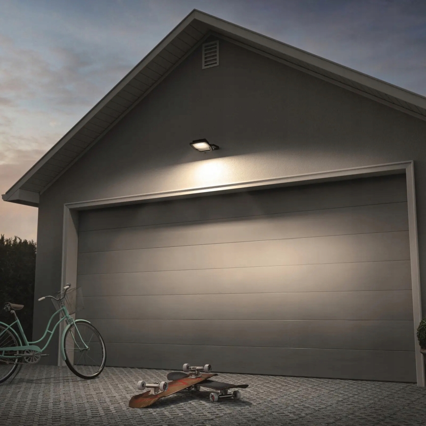 Projecteur d'extérieur LED avec détecteur de mouvement et capteur crépusculaire LED/50W/230V 4500K IP65 noir