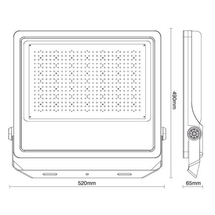 Projecteur extérieur PROFI PLUS LED/400W/230V 5000K IP66