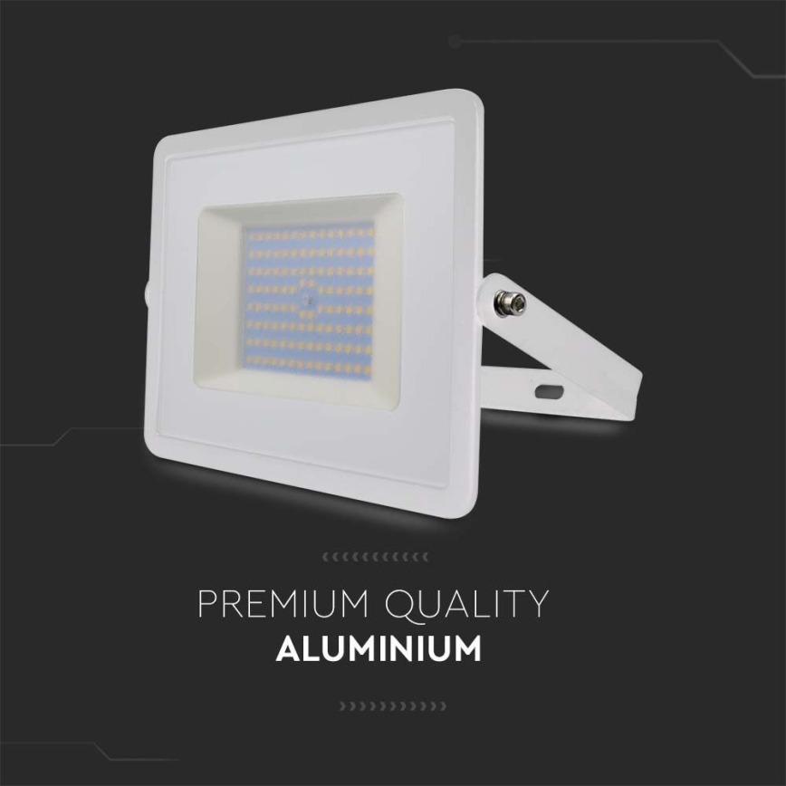 Projecteur LED/100W/230V 4000K IP65 blanc