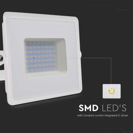 Projecteur LED/50W/230V 6500K IP65 blanc