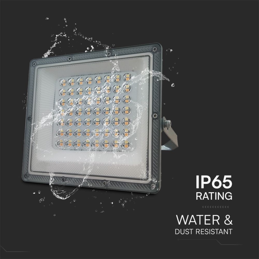 Projecteur LED/50W/230V IP65 3000/4000/6500K gris