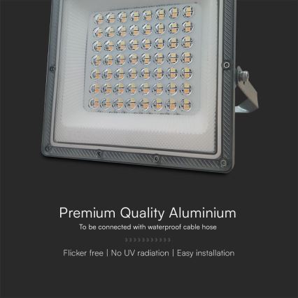 Projecteur LED/50W/230V IP65 3000/4000/6500K gris