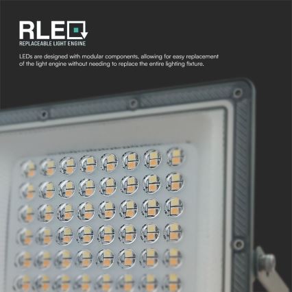 Projecteur LED/50W/230V IP65 3000/4000/6500K gris