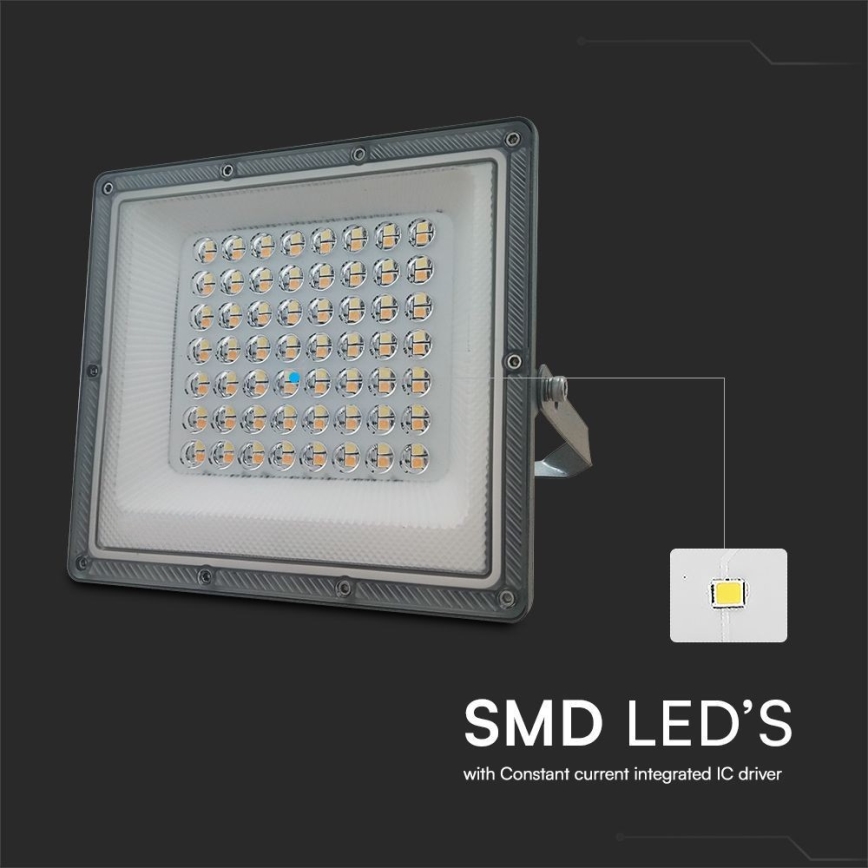 Projecteur LED/50W/230V IP65 3000/4000/6500K gris