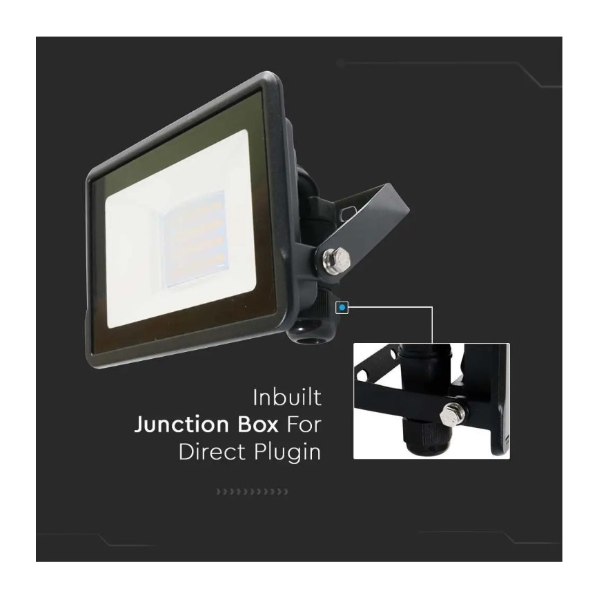 Projecteur LED avec connexion directe SAMSUNG CHIP LED/20W/230V IP65 6500K