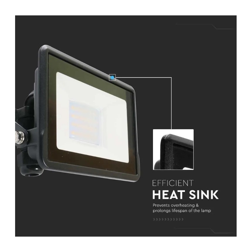 Projecteur LED avec connexion directe SAMSUNG CHIP LED/20W/230V IP65 6500K