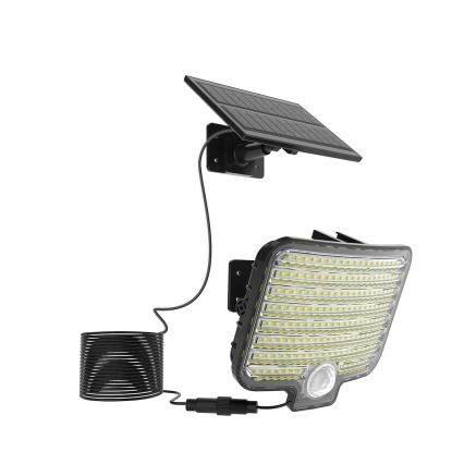 Projecteur LED avec détecteur et panneau solaire ALEX LED/5,5W/3,7V 1200 mAh IP44