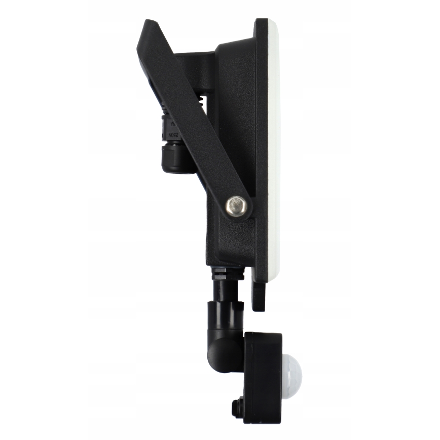 Projecteur LED d'extérieur avec détecteur de mouvement, 50 W, 230 V, 4500 K, IP65, noir