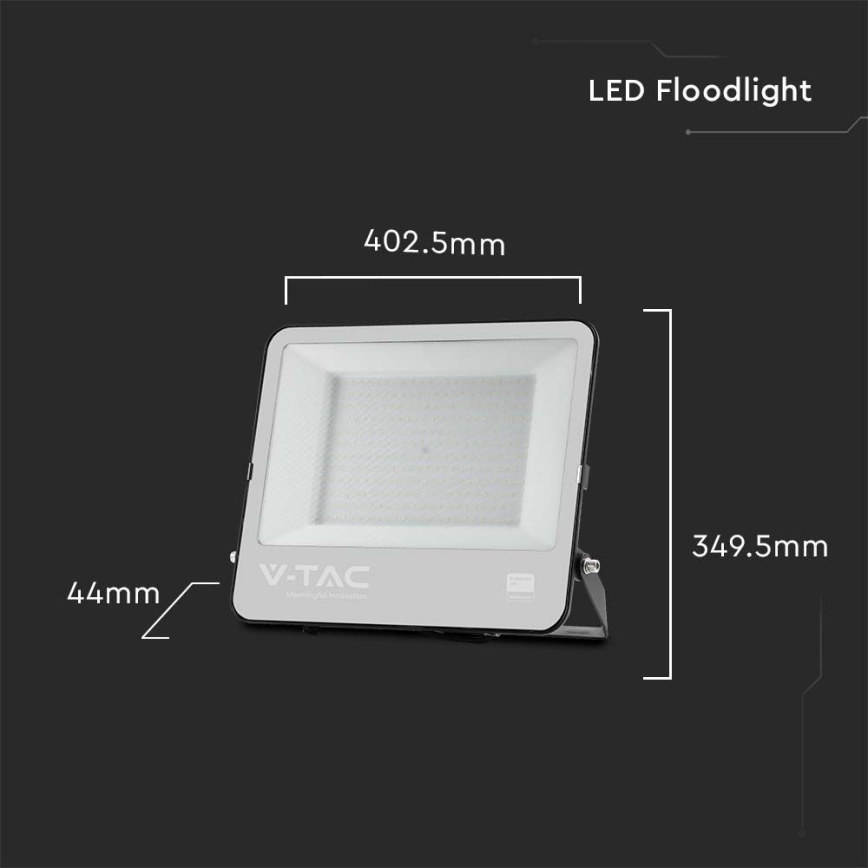 Projecteur LED d'extérieur SAMSUNG CHIP LED/200W/230V 6500K IP65 noir