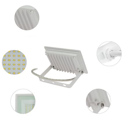Projecteur LED d'extérieur NOCTIS LUX 3 LED/30W/230V 4000K IP65 blanc