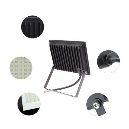 Projecteur LED d'extérieur NOCTIS LUX 3 LED/50W/230V 6000K IP65 noir