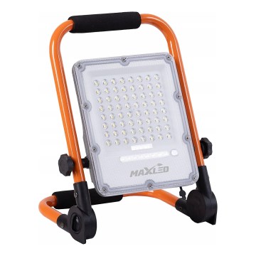 Projecteur LED dimmable rechargeable avec trépied LED/50W/3,2V 4500K 5000 mAh IP65 orange