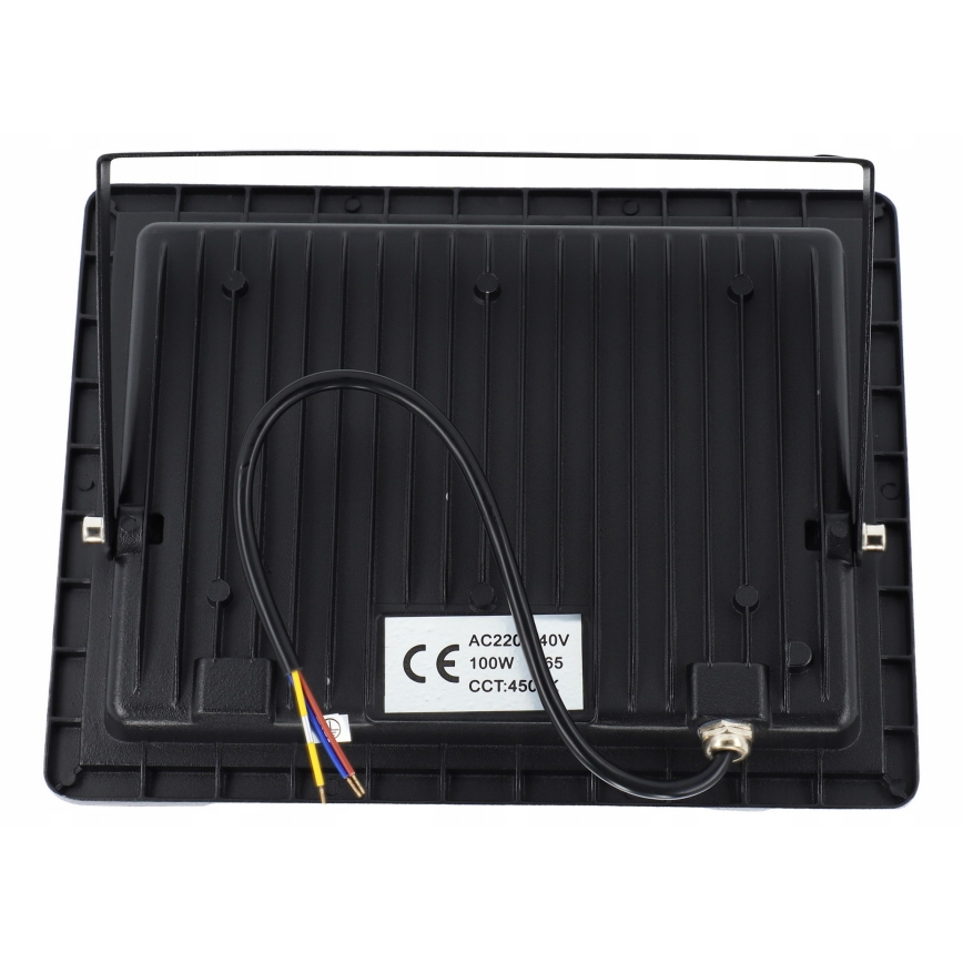 Projecteur LED extérieur LED/100W/230V 4500K IP65 noir