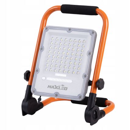 Projecteur LED dimmable rechargeable avec trépied LED/50W/3,2V 4500K 5000 mAh IP65 orange