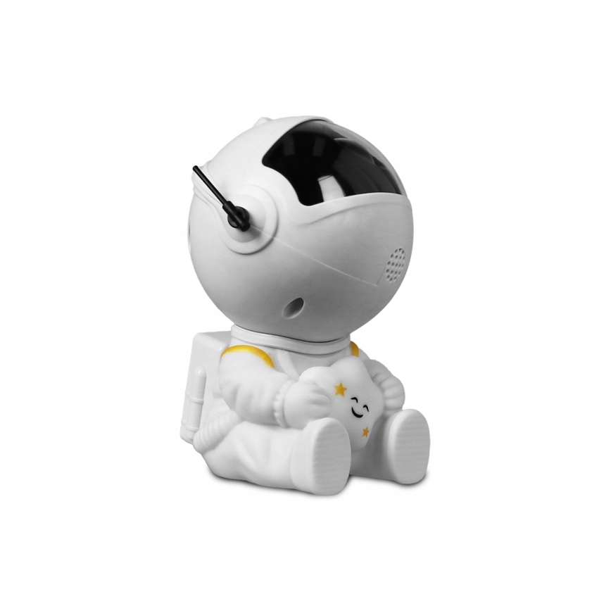 Projecteur LED RGB LED/5W/5V en forme d'astronaute + télécommande