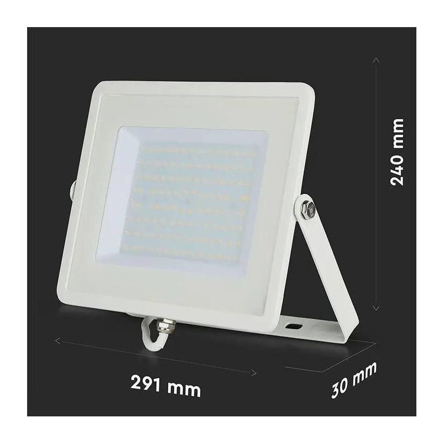 Projecteur LED SAMSUNG CHIP LED/100W/230V 3000K IP65 blanc