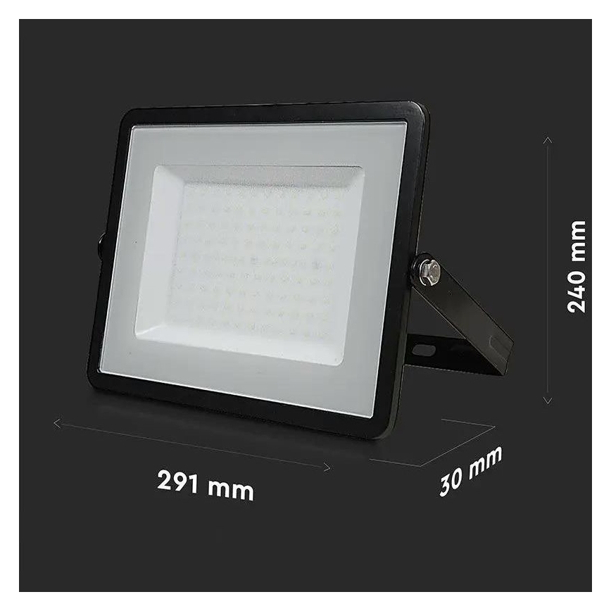Projecteur LED SAMSUNG CHIP LED/100W/230V 6500K IP65 noir