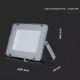 Projecteur LED SAMSUNG CHIP LED/200W/230V 6400K IP65 gris