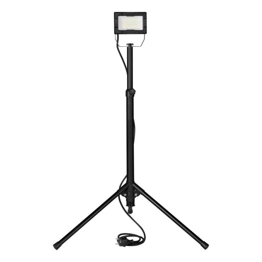 Projecteur LED sur pied LED/20W/230V 5000K IP65 noir