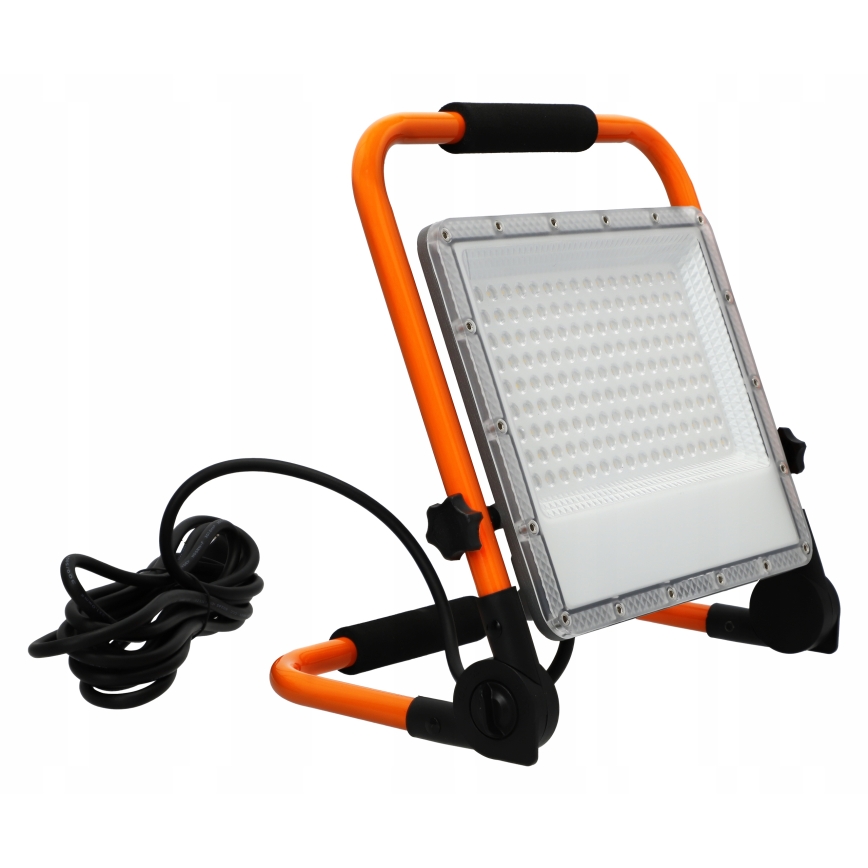 Projecteur LED sur trépied LED/100W/230V 4500K IP65 orange