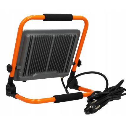 Projecteur LED sur trépied LED/100W/230V 4500K IP65 orange