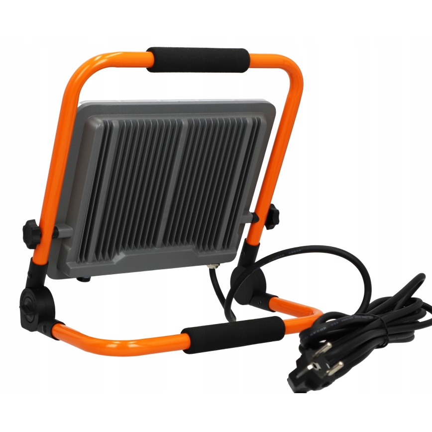 Projecteur LED sur trépied LED/100W/230V 4500K IP65 orange