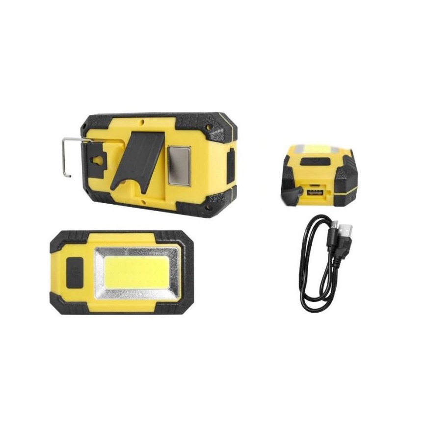 Projecteur rechargeable LED/10W/4000 mAh 6000K IP44