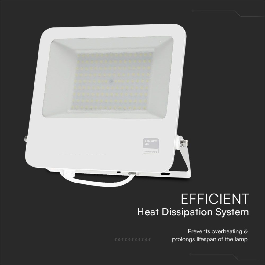 Projecteur SAMSUNG CHIP LED/100W/230V 6400K IP65 blanc