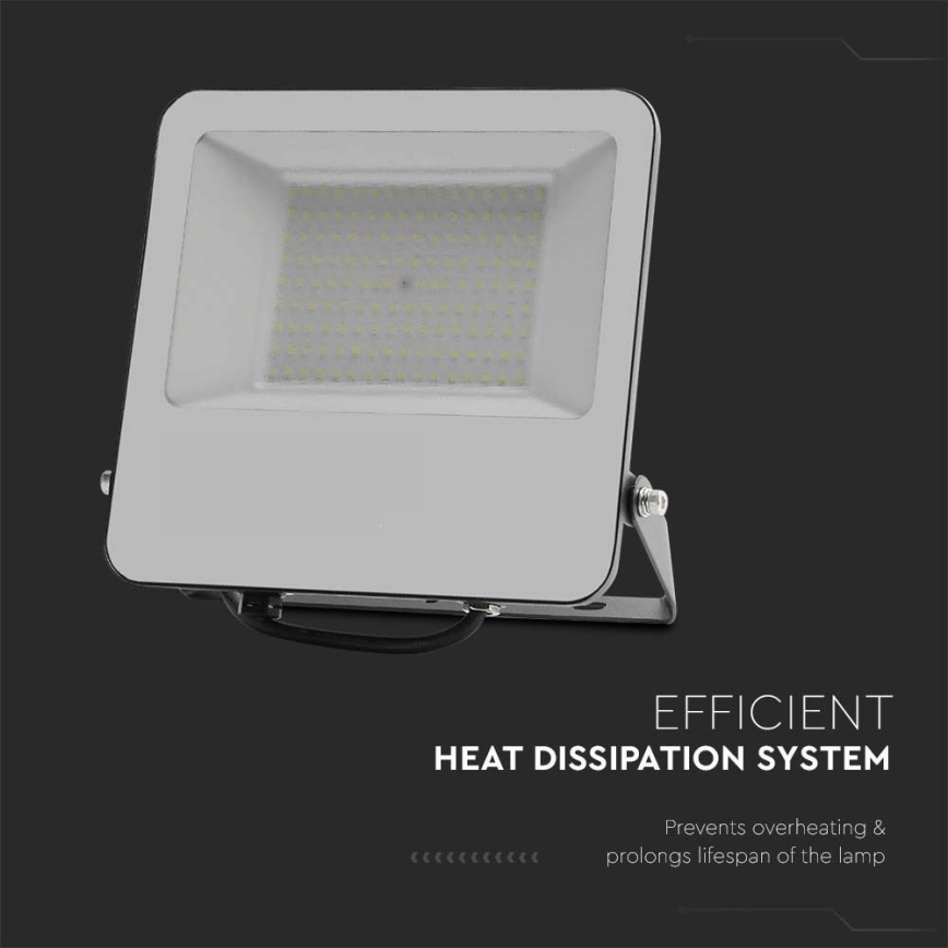 Projecteur SAMSUNG CHIP LED/100W/230V 6500K IP65 noir