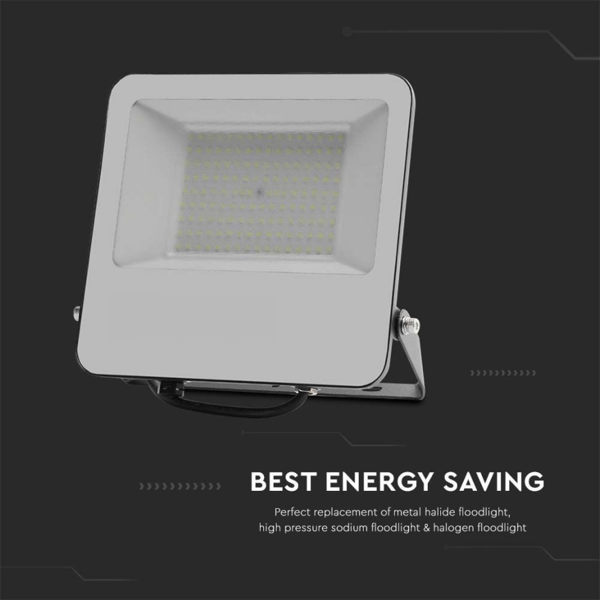 Projecteur SAMSUNG CHIP LED/100W/230V 6500K IP65 noir