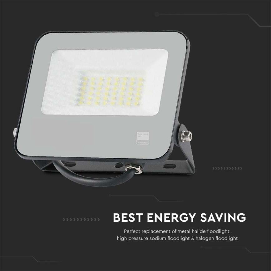 Projecteur SAMSUNG CHIP LED/30W/230V 4000K IP65 noir