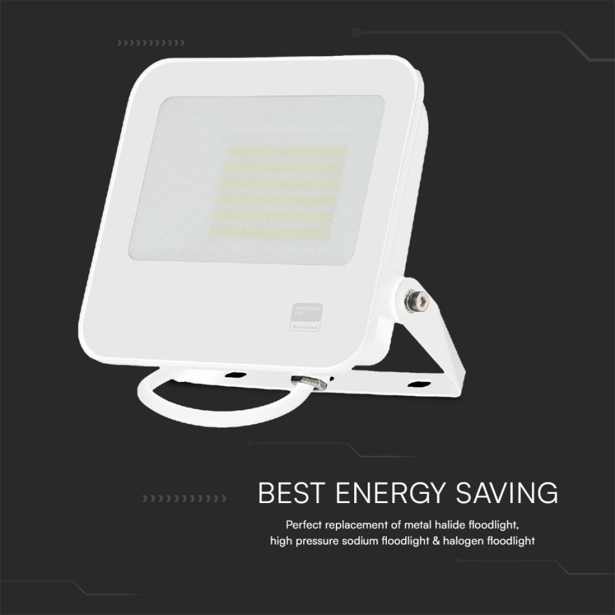 Projecteur SAMSUNG CHIP LED/50W/230V 6500K IP65 blanc