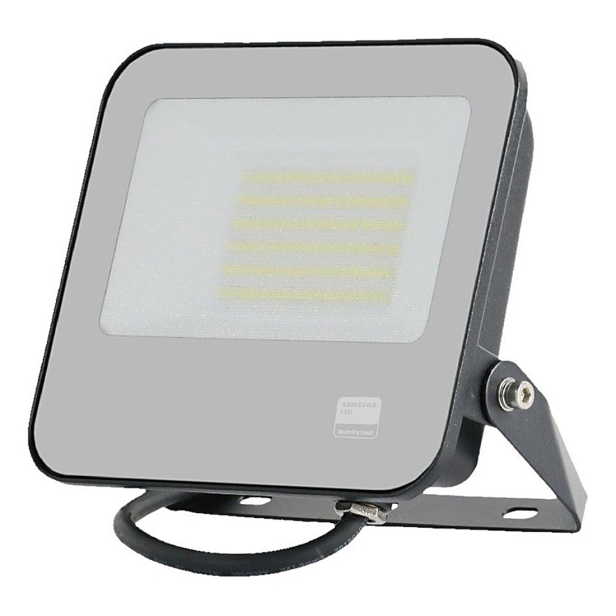 Projecteur SAMSUNG CHIP LED/50W/230V 6500K IP65 noir