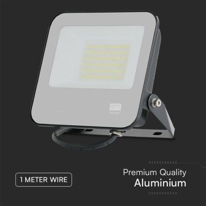 Projecteur SAMSUNG CHIP LED/50W/230V 6500K IP65 noir