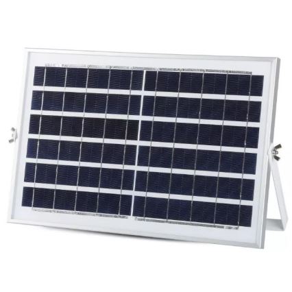 Projecteur solaire à intensité variable LED/12W/3,2V 6000K IP65 5000 mAh + Télécommande