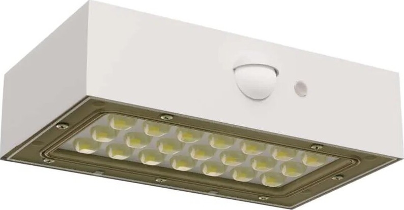 Projecteur solaire avec détecteur de mouvement LED/3,7V 1200mAh 4000K IP65 blanc