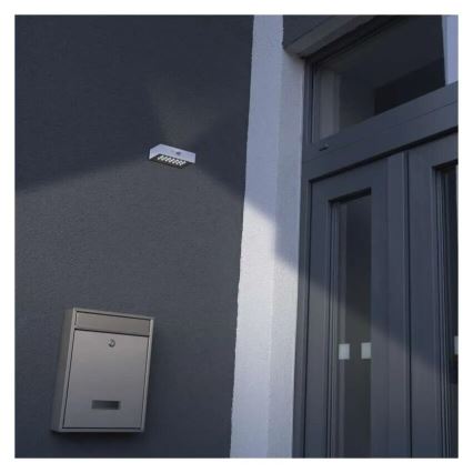 Projecteur solaire avec détecteur de mouvement LED/3,7V 1200mAh 4000K IP65 blanc