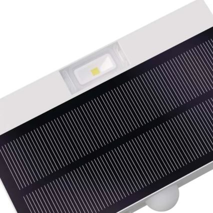 Projecteur solaire avec détecteur de mouvement LED/3,7V 1200mAh 4000K IP65 blanc