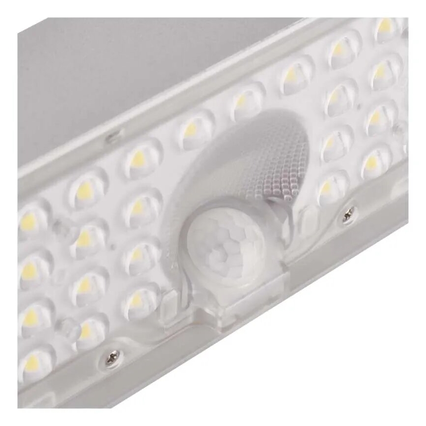 Projecteur solaire avec détecteur de mouvement LED/3,7V 3000mAh 4000K IP65 blanc