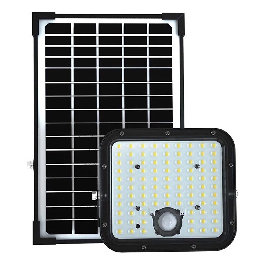 Projecteur solaire avec détecteur LED/30W/6,4V 4000K 6000 mAh + Télécommande