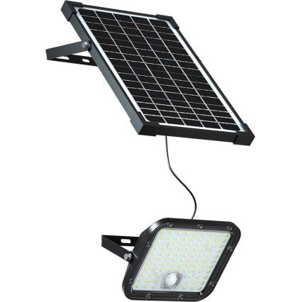 Projecteur solaire avec détecteur LED/30W/6,4V 4000K 6000 mAh + Télécommande