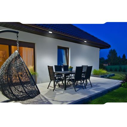 Projecteur solaire avec détecteur de mouvement et de crépuscule NOCTIS LED/2W/1800 mAh 3,7V 6000K IP65