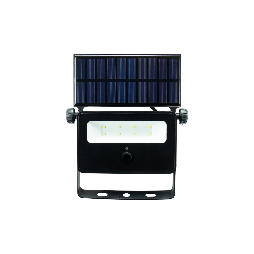 Projecteur solaire avec détecteur de mouvement et de crépuscule NOCTIS LED/2W/1800 mAh 3,7V 6000K IP65