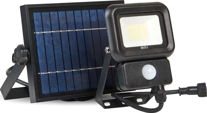 Projecteur solaire d'extérieur avec détecteur LED/10W/3,7V 6500K IP65 2200 mAh