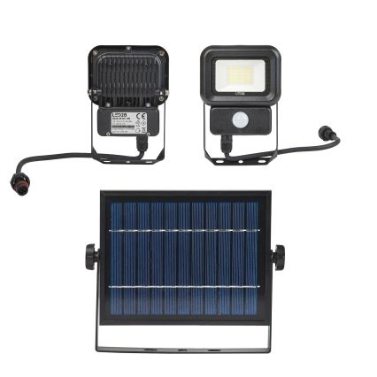 Projecteur solaire d'extérieur avec détecteur LED/10W/3,7V 6500K IP65 2200 mAh