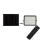 Projecteur solaire d'extérieur LED/200W/3,2V 4000K noir IP65 16000 mAh + Télécommande