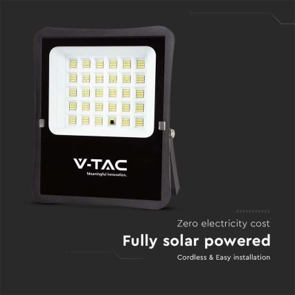 Projecteur solaire d'extérieur LED/20W/3,2V 6400K IP65 + télécommande