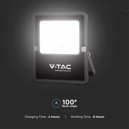 Projecteur solaire d'extérieur LED/20W/3,2V 6400K IP65 + télécommande