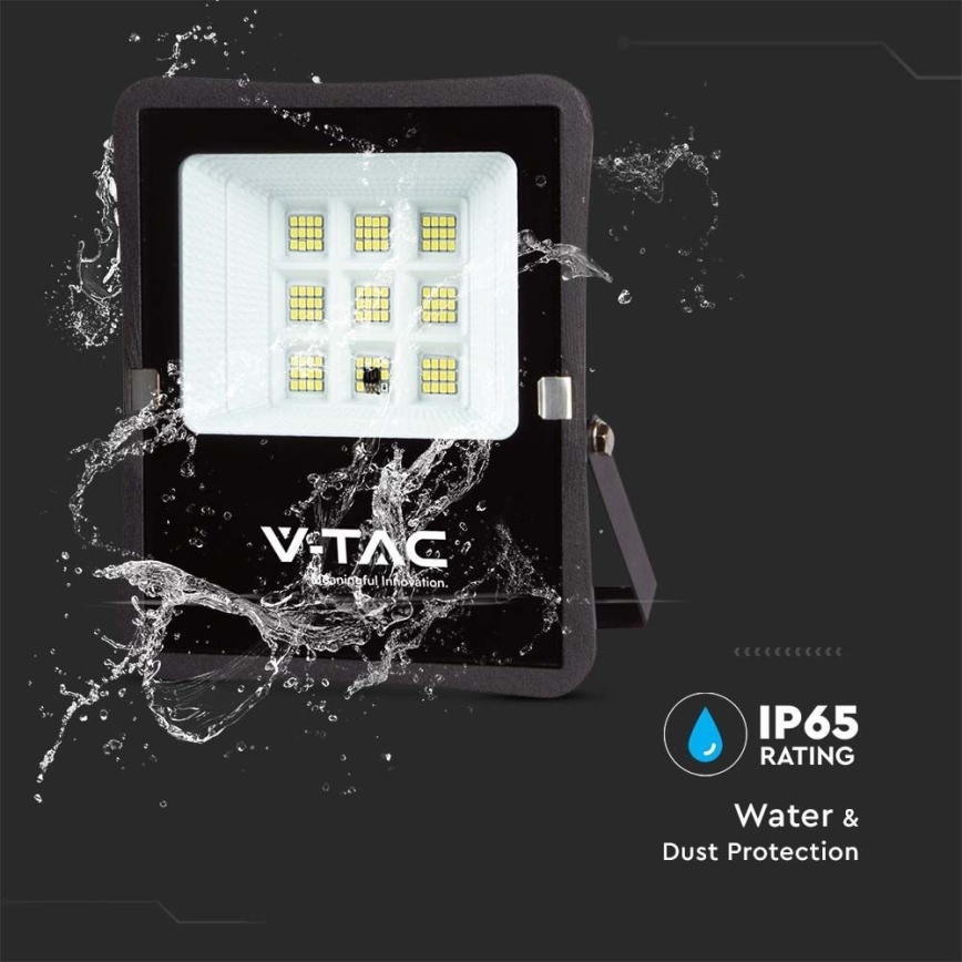 Projecteur solaire d'extérieur LED/6W/3,2V 4000K IP65 + télécommande