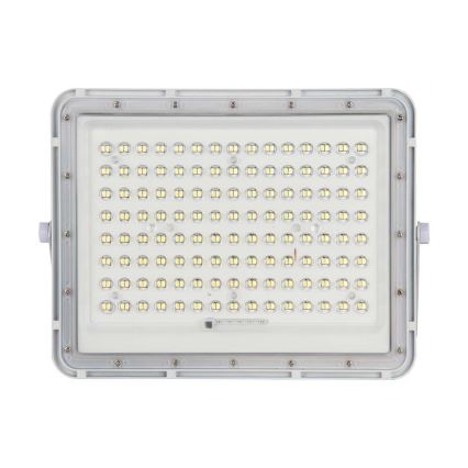 Projecteur solaire extérieur LED/20W/3,2V 4000K blanc IP65 + télécommande